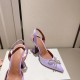 Amina Muaddi Rosie Sling Satin Pump Amina Muaddi Rosie Sling Satin Pump