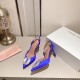 Amina Muaddi Rosie Sling Satin Pump Amina Muaddi Rosie Sling Satin Pump
