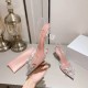 Amina Muaddi Rosie Glass Sling Amina Muaddi Rosie Glass Sling