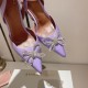 Amina Muaddi Rosie Sling Satin Pump Amina Muaddi Rosie Sling Satin Pump