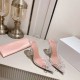 Amina Muaddi Rosie Glass Sling Amina Muaddi Rosie Glass Sling