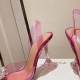Amina Muaddi Begum Glass Crystal-embellished Pvc Slingback Amina Muaddi Begum Glass Crystal-embellished Pvc Slingback