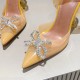 Amina Muaddi Begum Glass Crystal-embellished Pvc Slingback Amina Muaddi Begum Glass Crystal-embellished Pvc Slingback