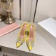 Amina Muaddi Begum Glass Crystal-embellished Pvc Slingback Amina Muaddi Begum Glass Crystal-embellished Pvc Slingback