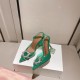 Amina Muaddi Begum Glass Crystal-embellished Pvc Slingback Amina Muaddi Begum Glass Crystal-embellished Pvc Slingback