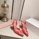 Amina Muaddi Begum Glass Crystal-embellished Pvc Slingback Amina Muaddi Begum Glass Crystal-embellished Pvc Slingback