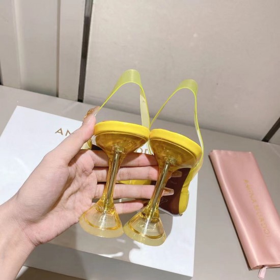 Amina Muaddi Begum Glass Crystal-embellished Pvc Slingback Amina Muaddi Begum Glass Crystal-embellished Pvc Slingback