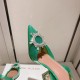 Amina Muaddi Begum Glass Crystal-embellished Pvc Slingback Amina Muaddi Begum Glass Crystal-embellished Pvc Slingback