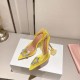 Amina Muaddi Begum Glass Crystal-embellished Pvc Slingback Amina Muaddi Begum Glass Crystal-embellished Pvc Slingback