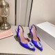 Amina Muaddi Rosie Sling Satin Pump Amina Muaddi Rosie Sling Satin Pump