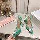 Amina Muaddi Begum Glass Crystal-embellished Pvc Slingback Amina Muaddi Begum Glass Crystal-embellished Pvc Slingback