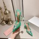 Amina Muaddi Begum Glass Crystal-embellished Pvc Slingback Amina Muaddi Begum Glass Crystal-embellished Pvc Slingback