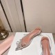 Amina Muaddi Rosie Glass Sling Amina Muaddi Rosie Glass Sling
