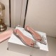 Amina Muaddi Rosie Glass Sling Amina Muaddi Rosie Glass Sling