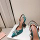 Amina Muaddi Rosie Sling Satin Pump Amina Muaddi Rosie Sling Satin Pump
